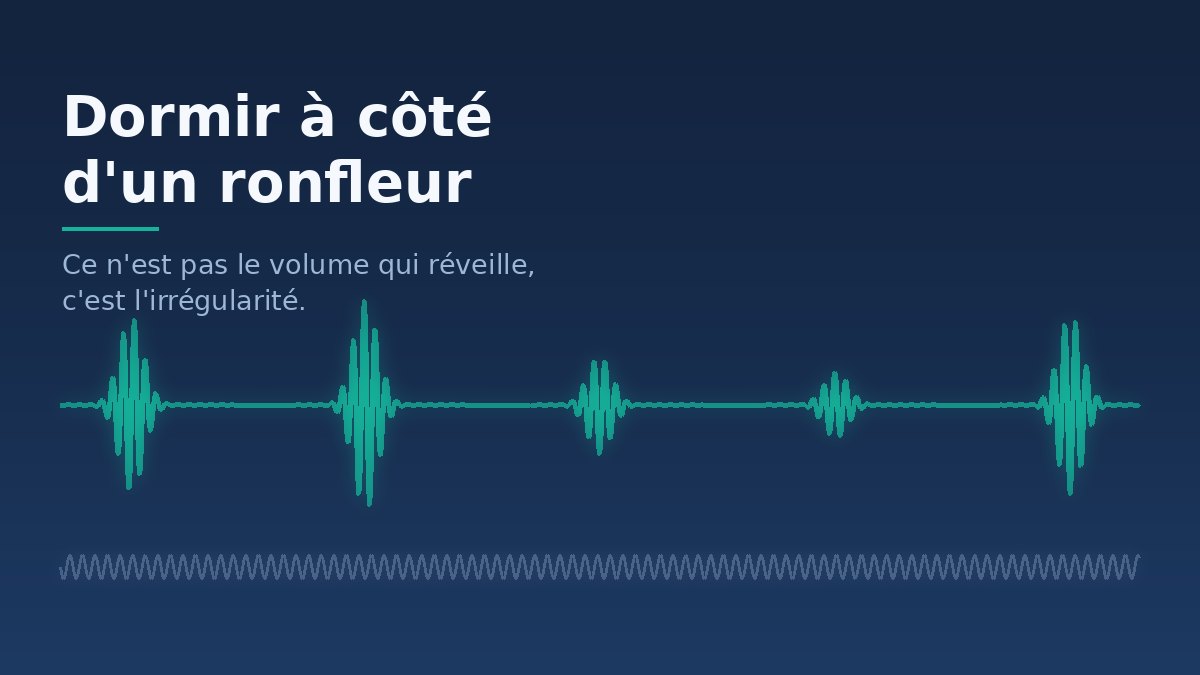 Dormir à côté d'un ronfleur : ce qui marche quand ce n'est pas vous le problème